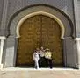 Moroccan Gate Fes Tourists Decorative Architecture