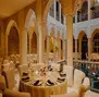 Moroccan Palace Restaurant Elegant Dining Setup