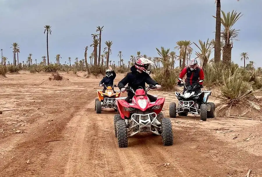 Corporate group taking part in a Morocco Quest team building activity in Marrakech