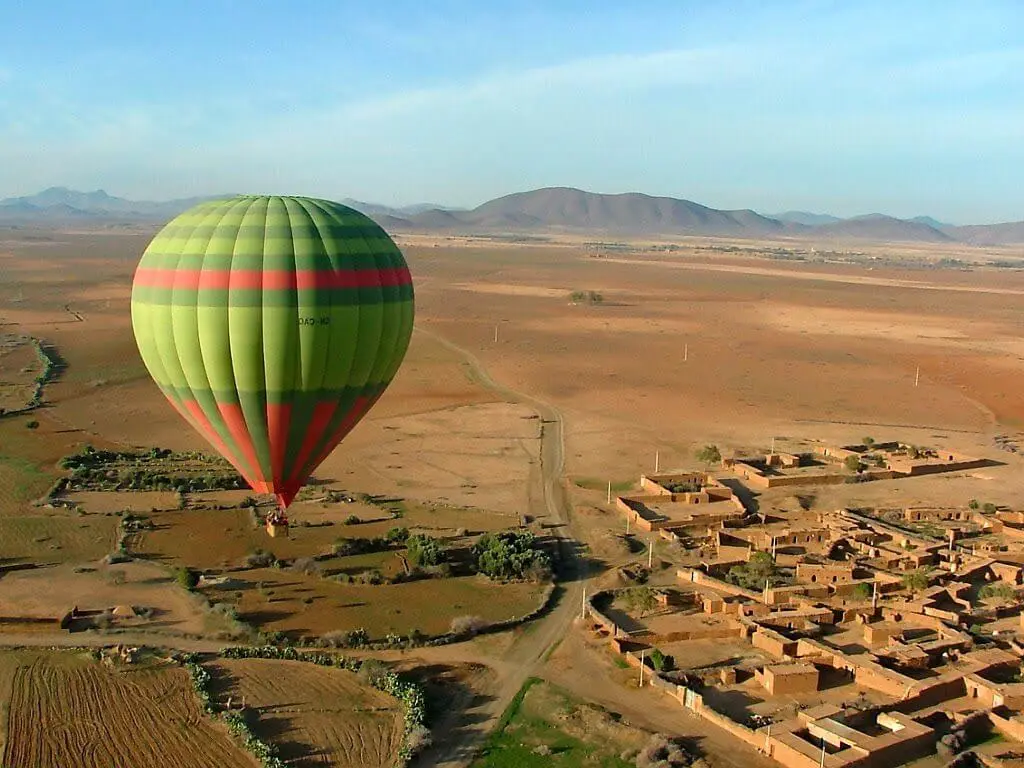 Magical Hot Air Balloon Ride Over Marrakech with Berber Breakfast